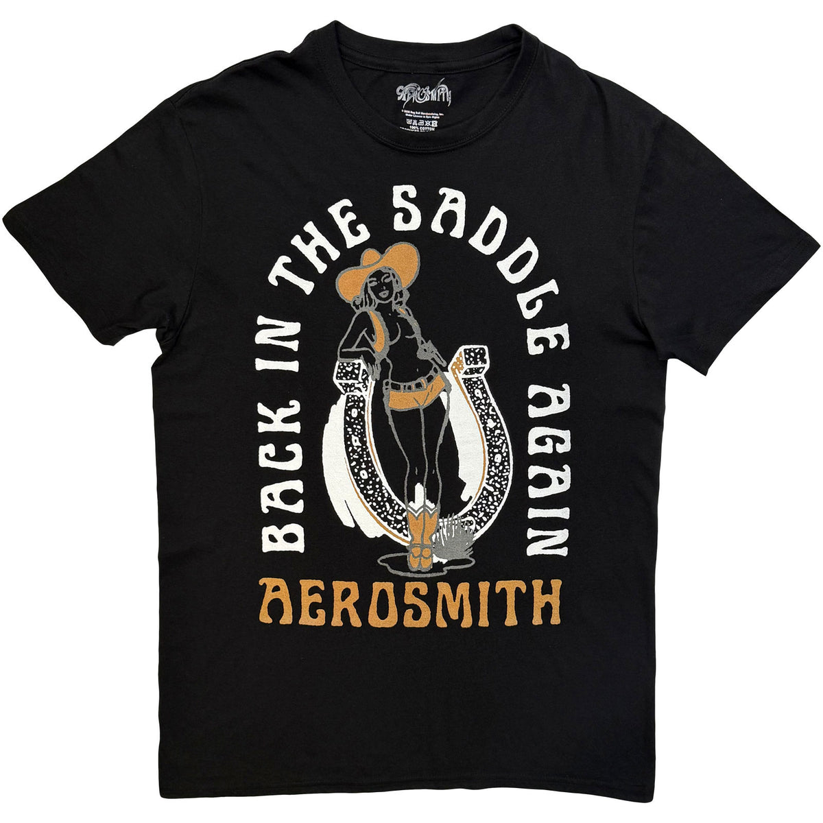 AEROSMITH - BACK IN THE SADDLE - T-Shirt Black