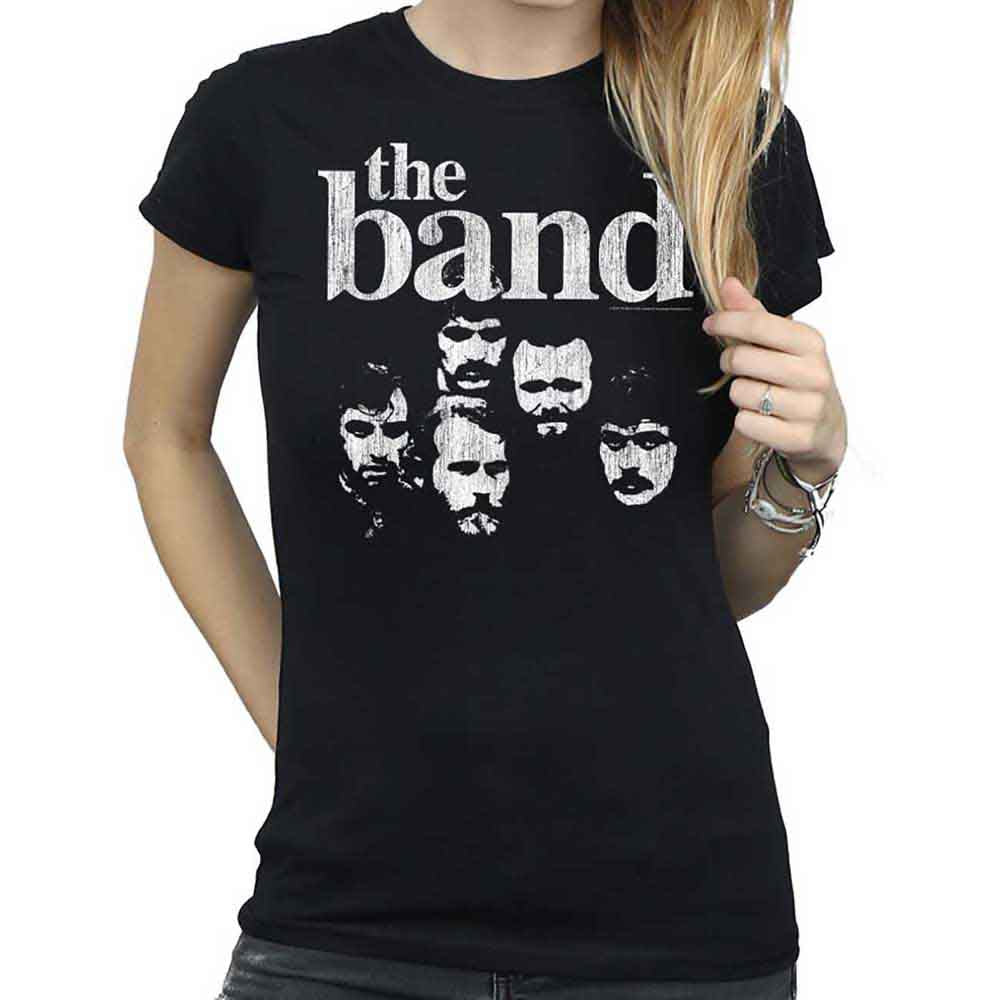 THE BAND - HEADS - Ladies T-Shirt Black