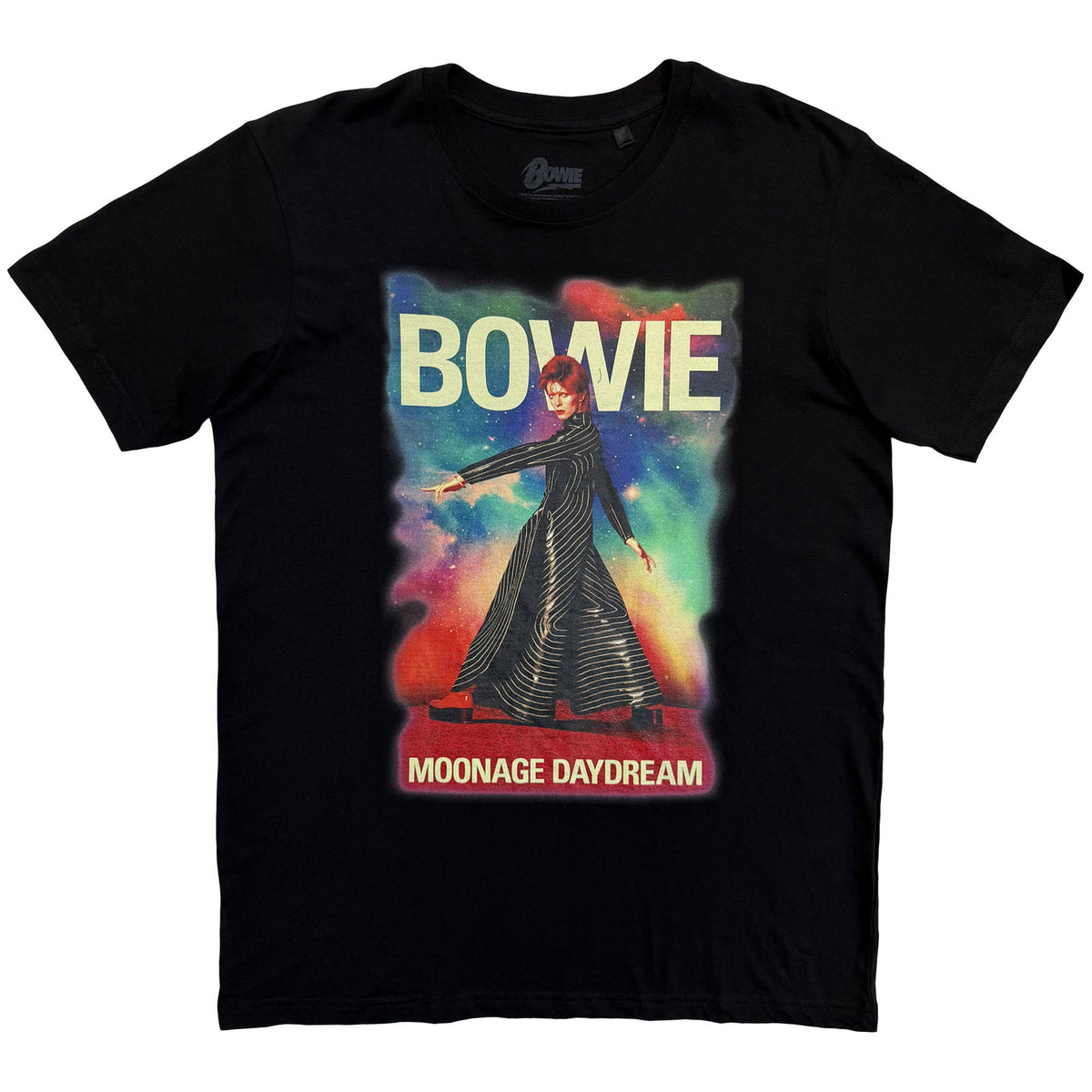 DAVID BOWIE - MOONAGE 11 FADE - T-Shirt Black