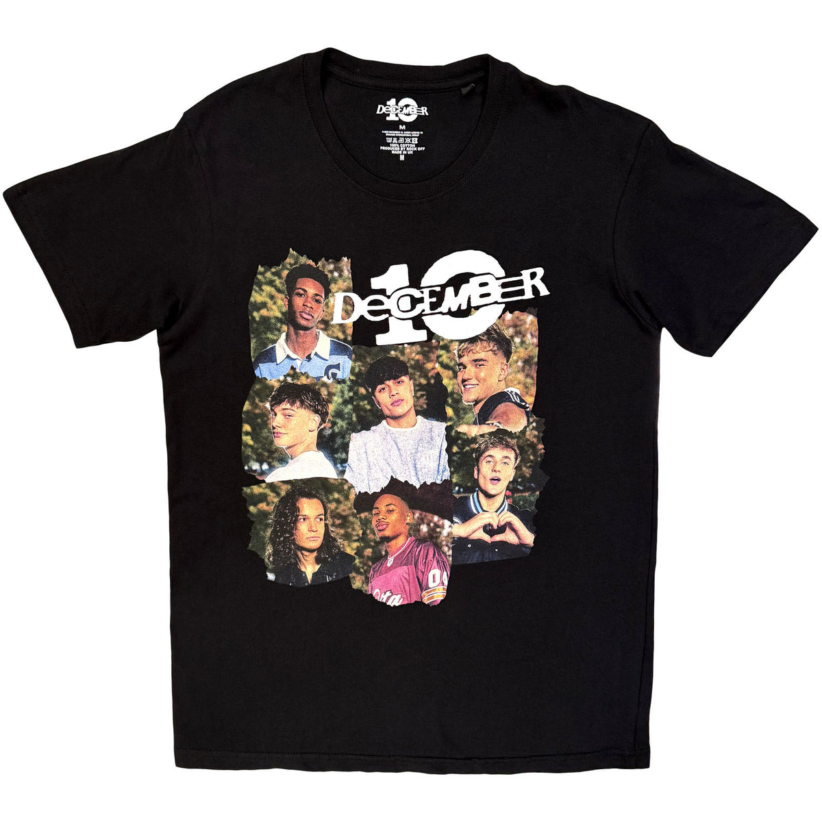 DECEMBER 10. - RIPPED FRAME - Ladies T-Shirt Black