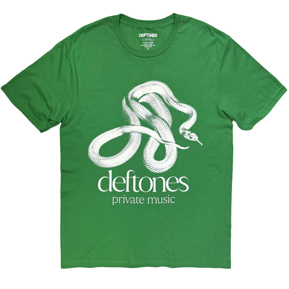 DEFTONES - PRIVATE MUSIC MONO - T-Shirt Green