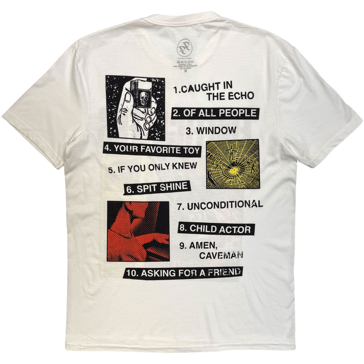 FOO FIGHTERS - YOUR FAVOURITE TOY TRACKLIST - T-Shirt White
