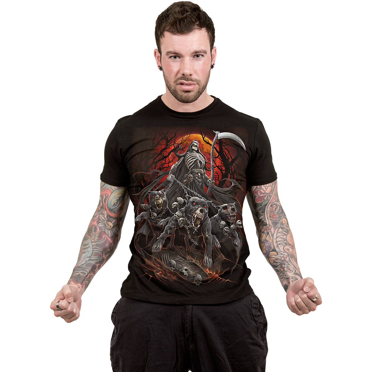 HARBINGERS - T-Shirt Schwarz