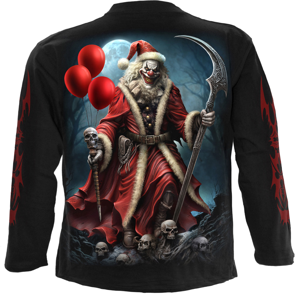 SANTA CLOWN - Langarmshirt Schwarz