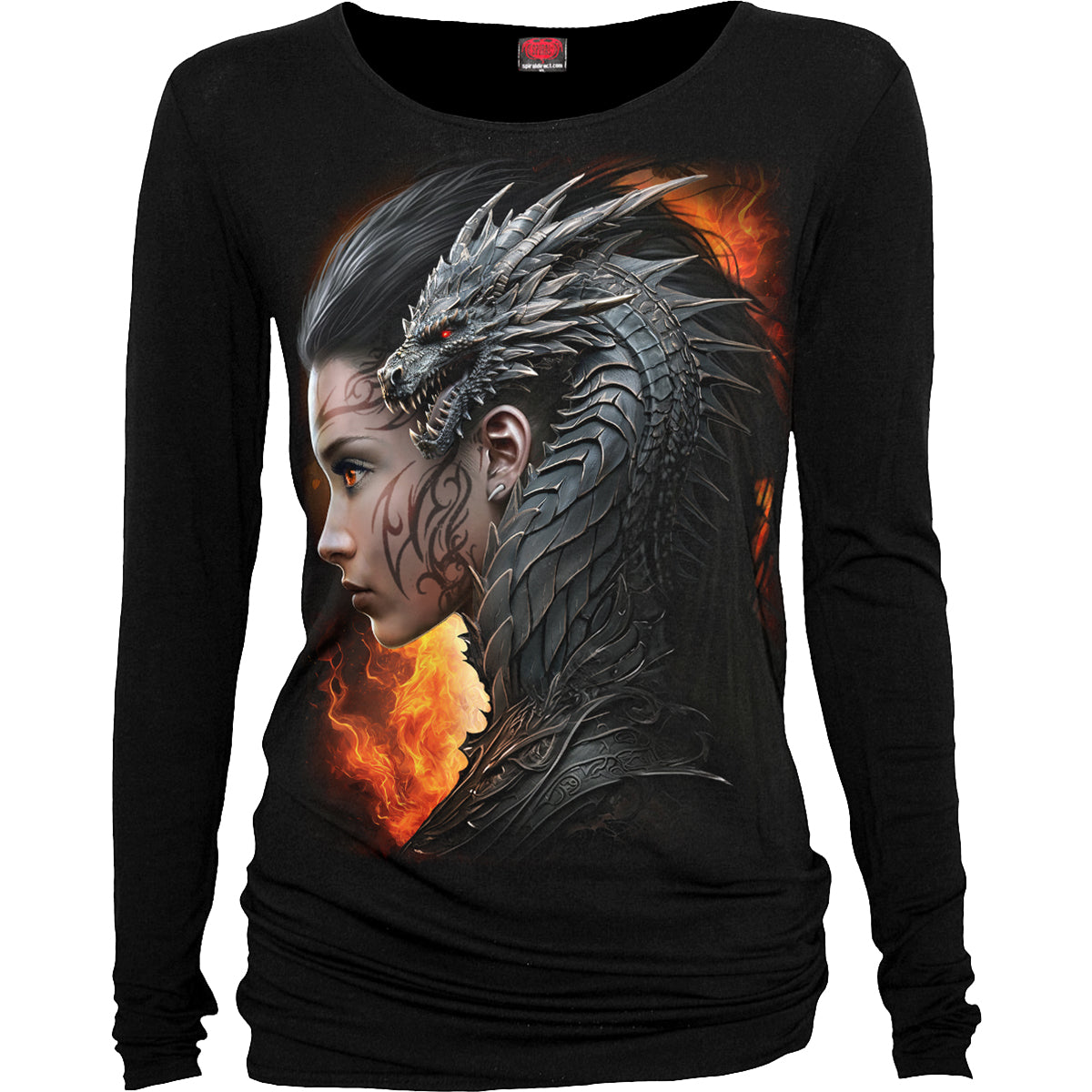 DRACO QUEEN - Baggy Top Schwarz