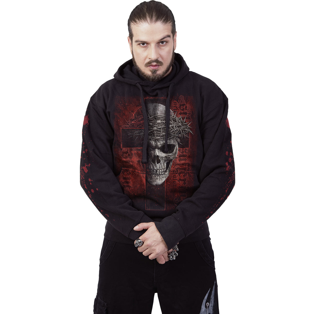 SILENT SUFFERING - Hoody Schwarz