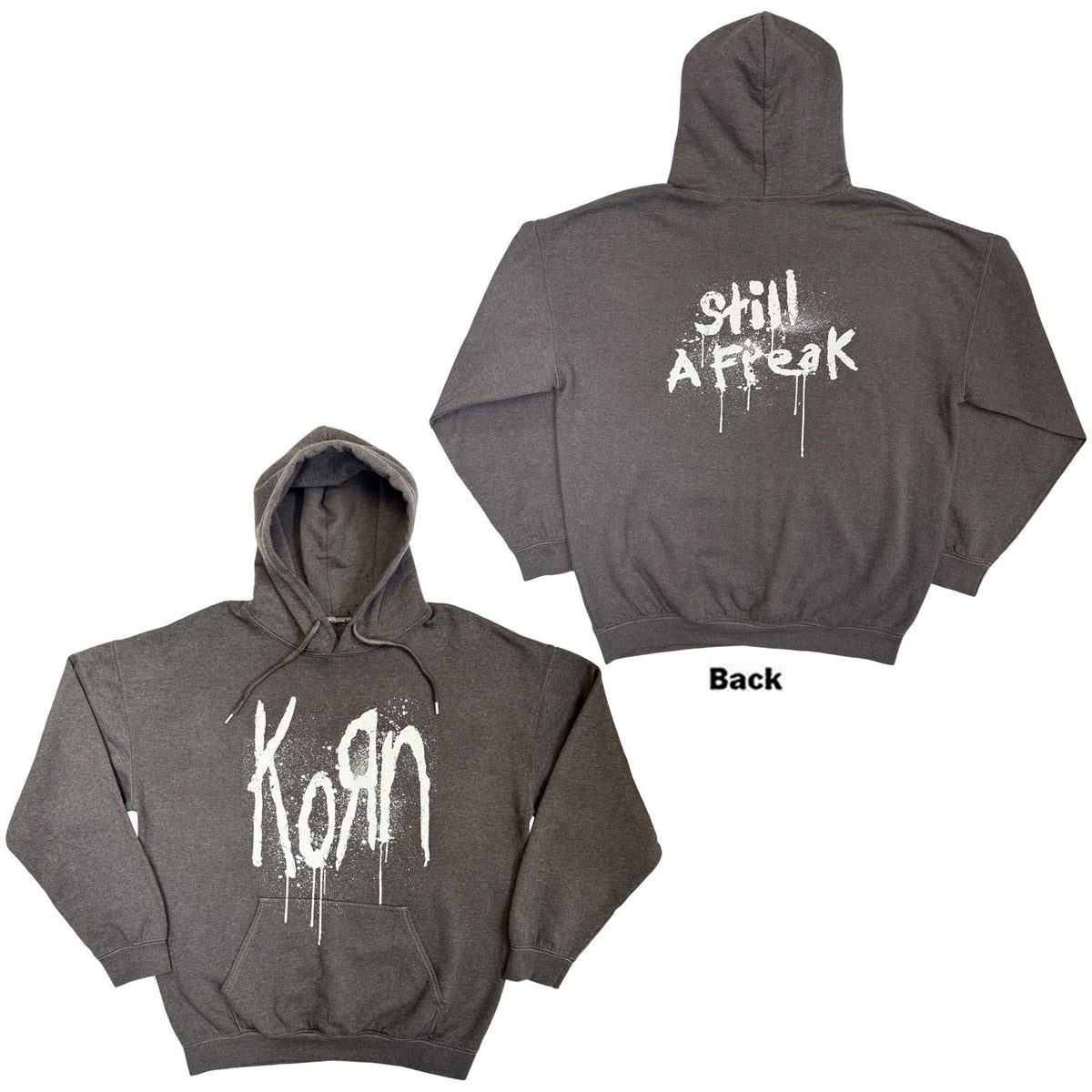 KORN - STILL A FREAK - Pullover Hoodie Grey