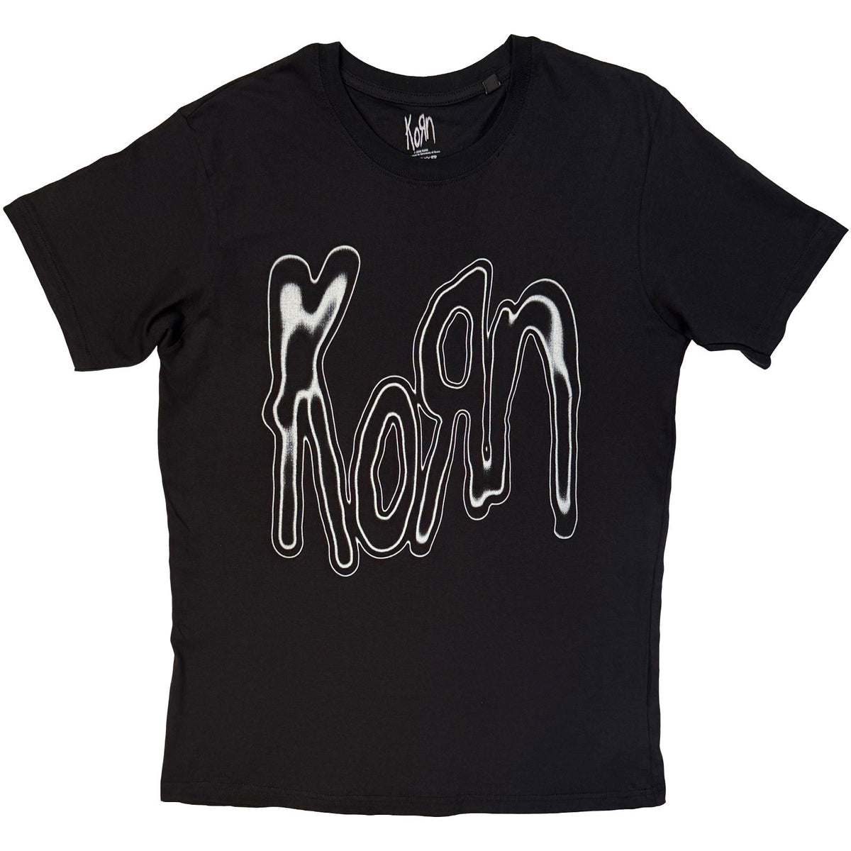 KORN - METALLIC LOGO - T-Shirt Black
