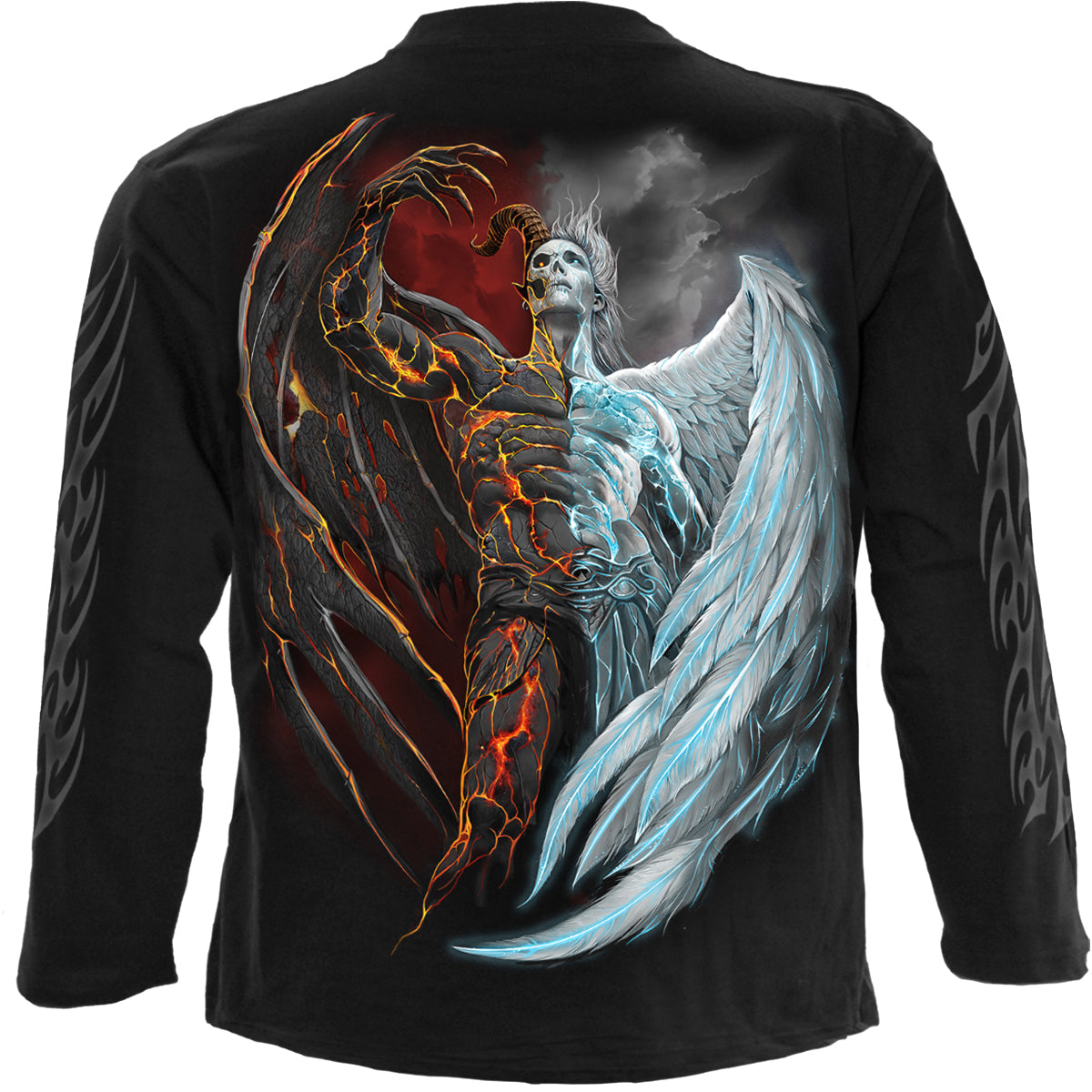 DIVIDED SOUL - Langarmshirt Schwarz