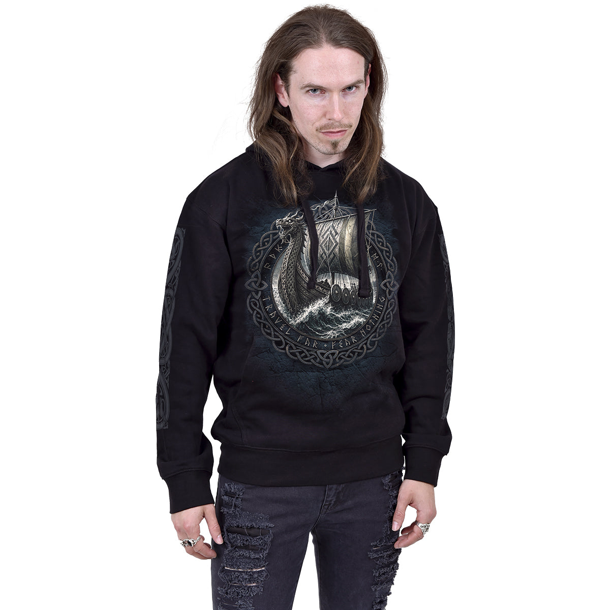 VIKING NORSEMAN – Kapuzenpulli Schwarz
