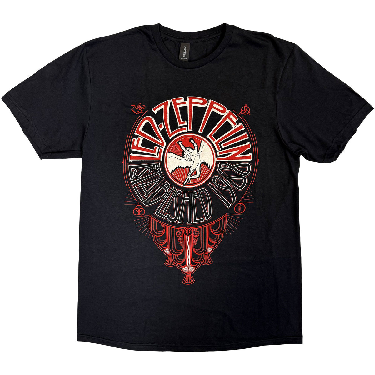 LED ZEPPELIN - DECO CIRCLE - T-Shirt Black