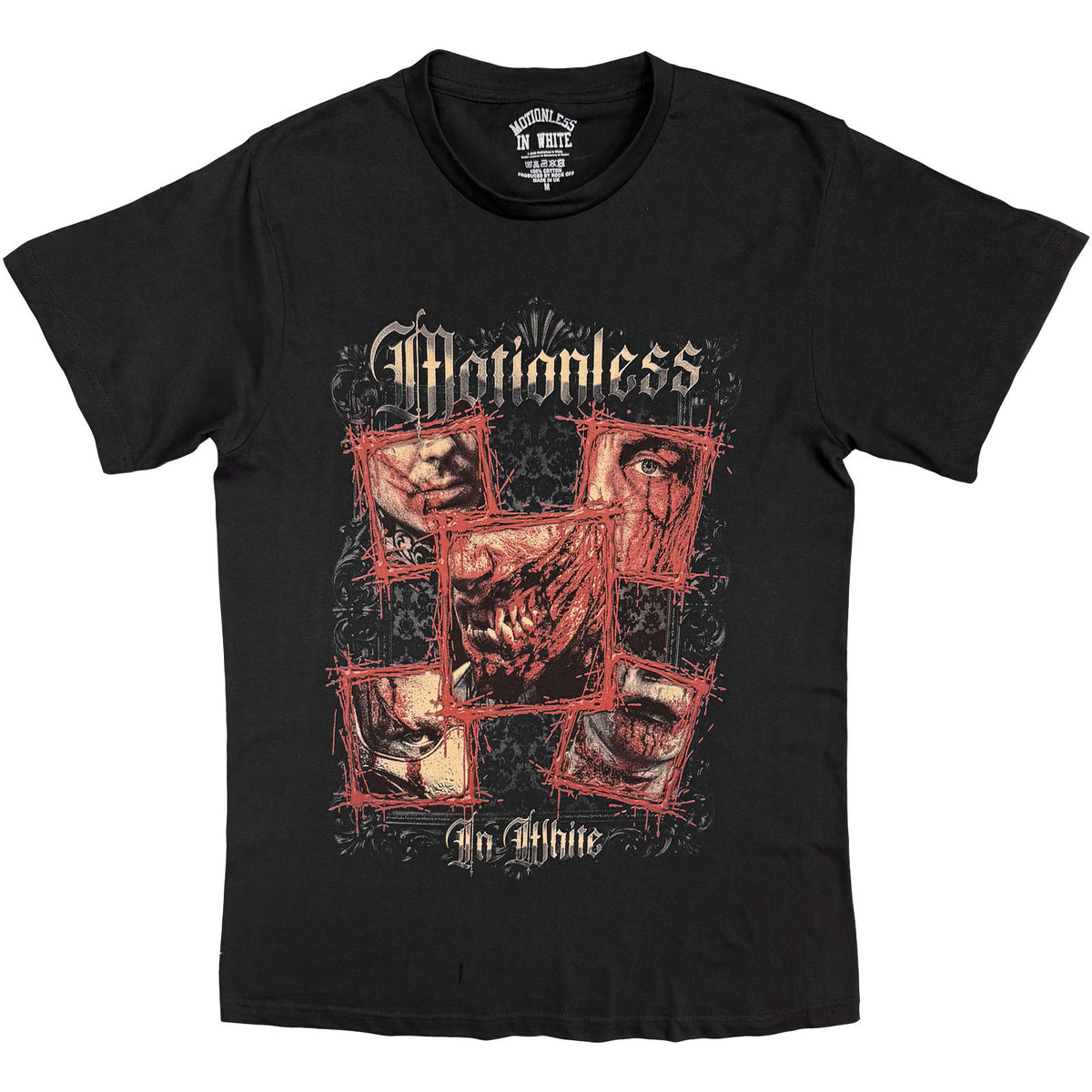 MOTIONLESS IN WHITE - TORN IN TIME - T-Shirt Black