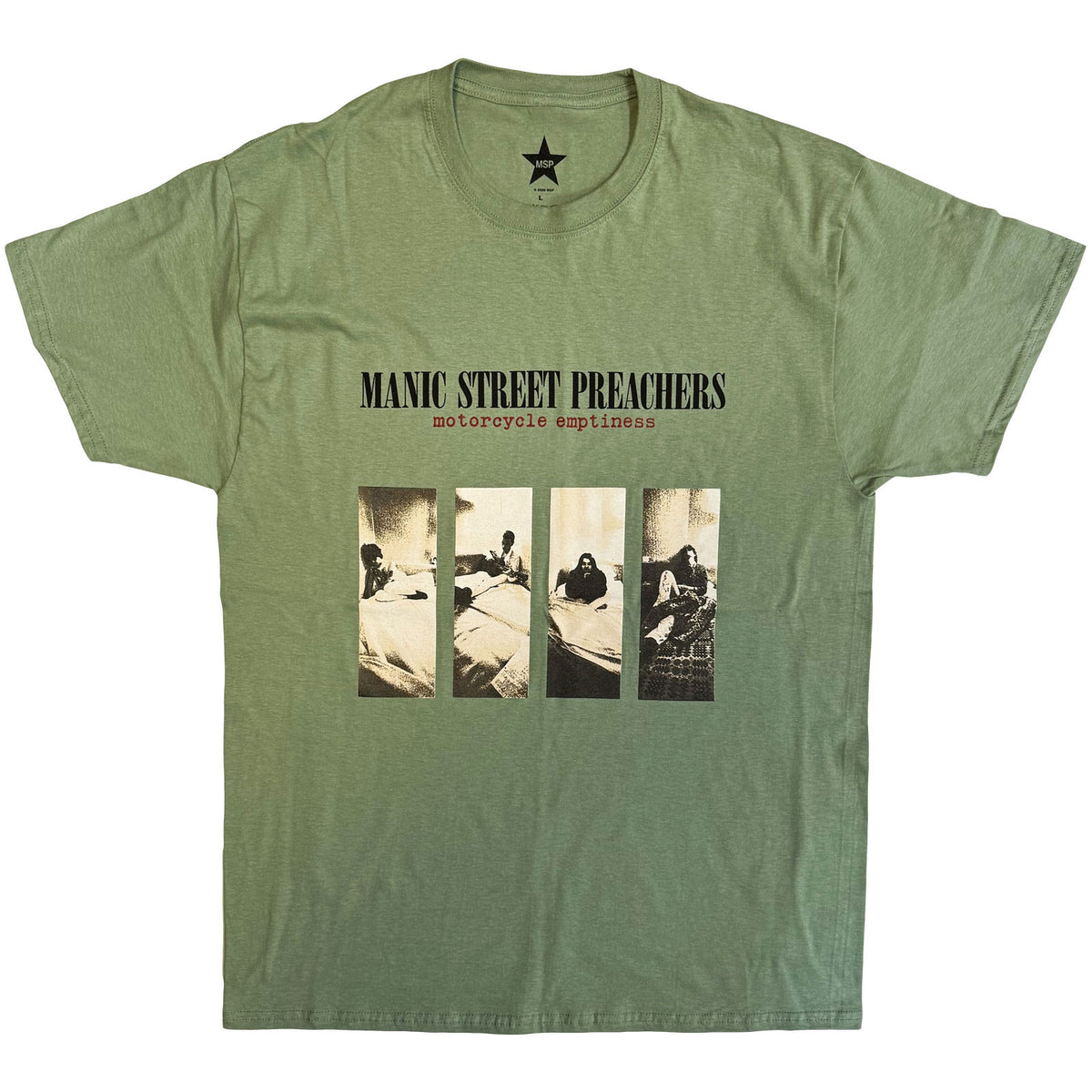 MANIC STREET PREACHERS - MOTORCYCLE COVER - T-Shirt Green