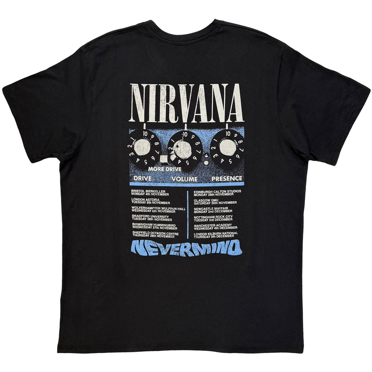 NIRVANA - MORE DRIVE - Carbon T-Shirt Black