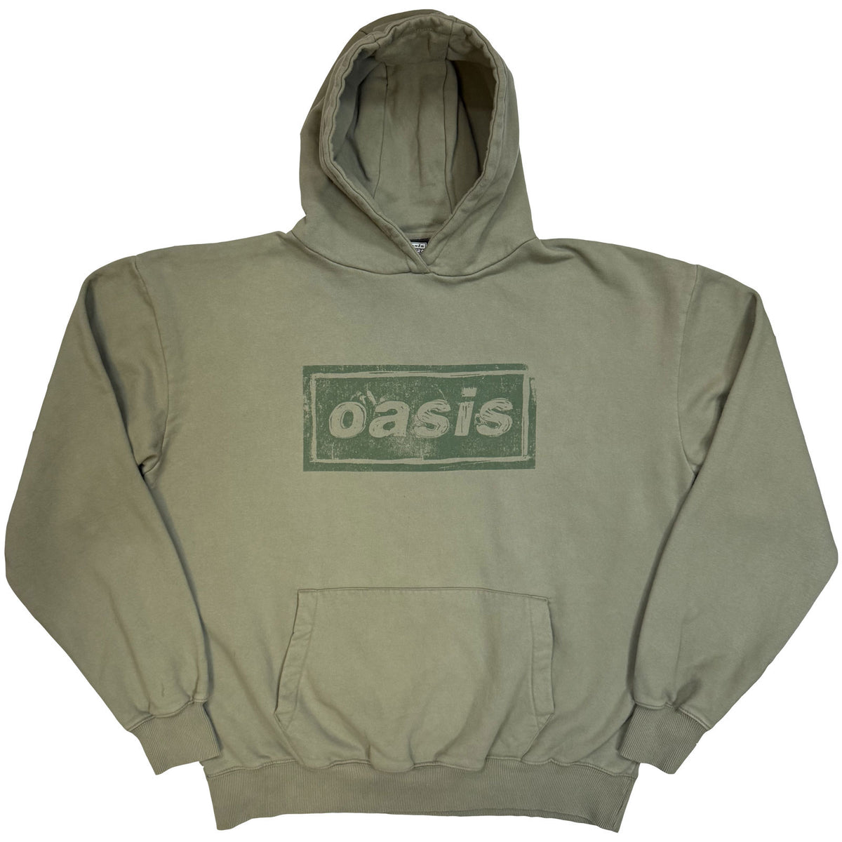 OASIS - LINO LOGO - Pullover Hoodie Green