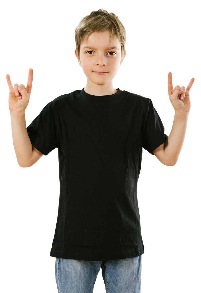 URBAN FASHION - Kinder T-Shirt Schwarz
