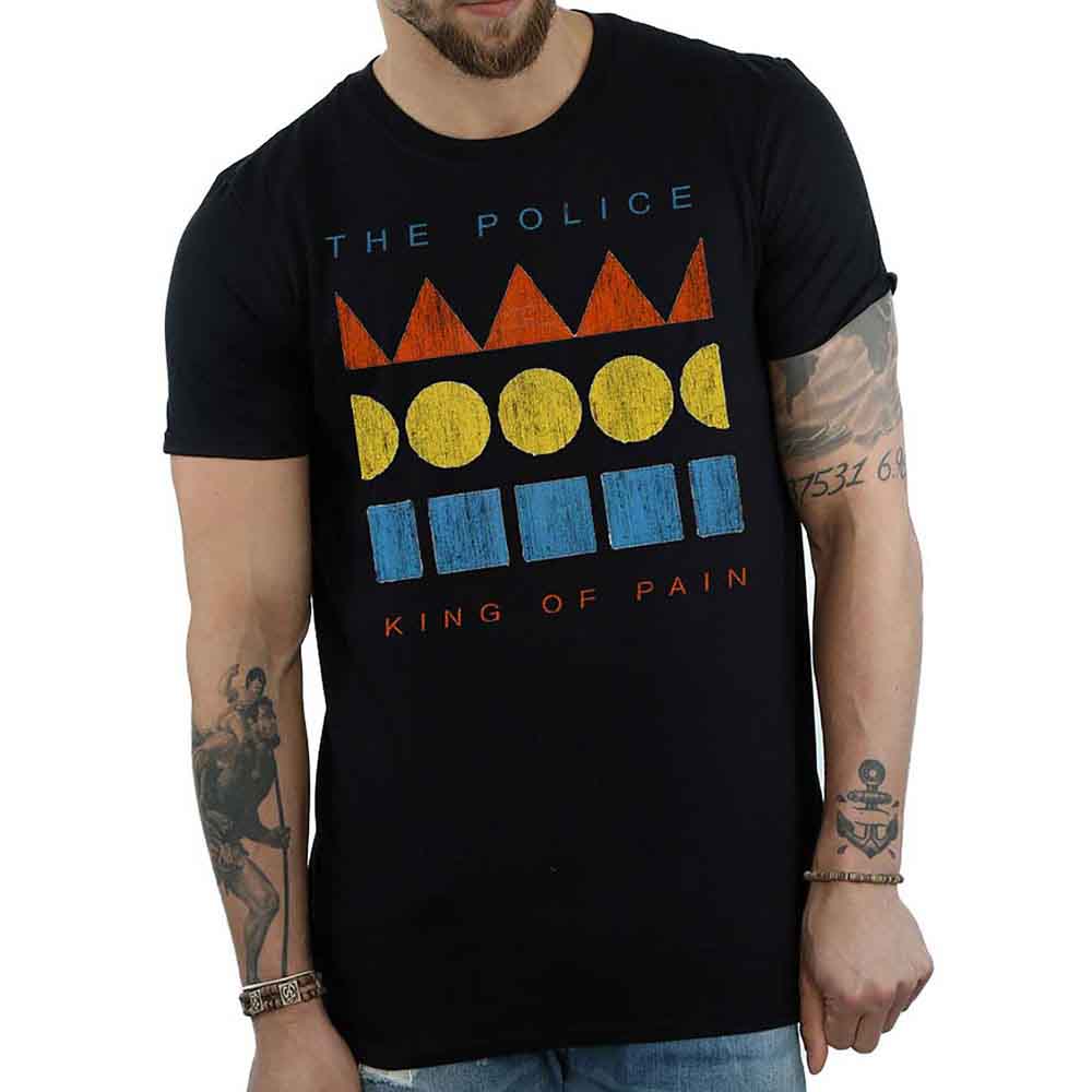 THE POLICE - KINGS OF PAIN - T-Shirt Black