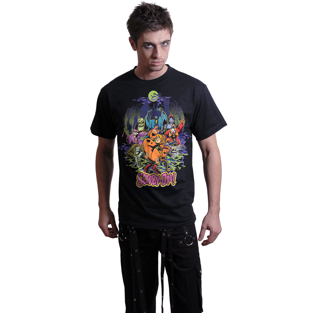 SCOOBY DOO - VILLAINS - Front Print T-Shirt Schwarz