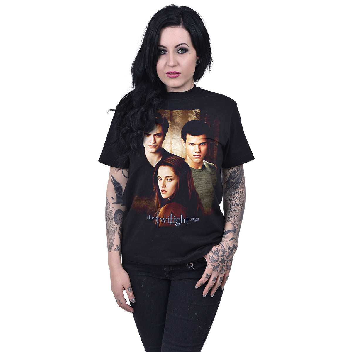 TWILIGHT - TRIO POSTER - Frontdruck T-Shirt Schwarz