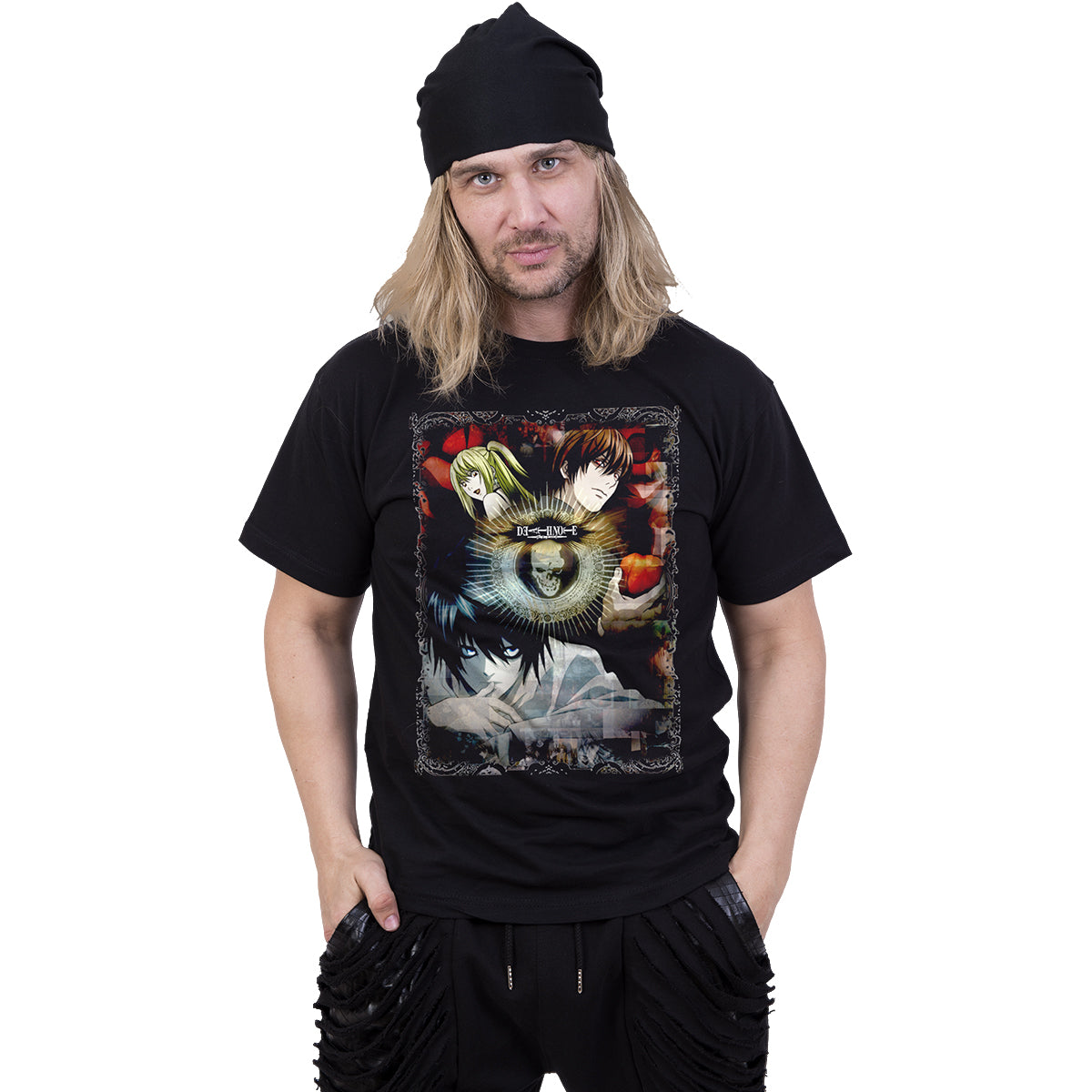 DEATH NOTE - POSTER - Frontdruck T-Shirt Schwarz