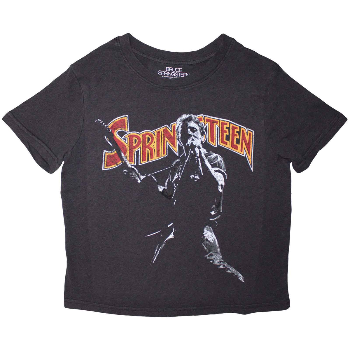 BRUCE SPRINGSTEEN - STAGE POSE - Crop Top Black