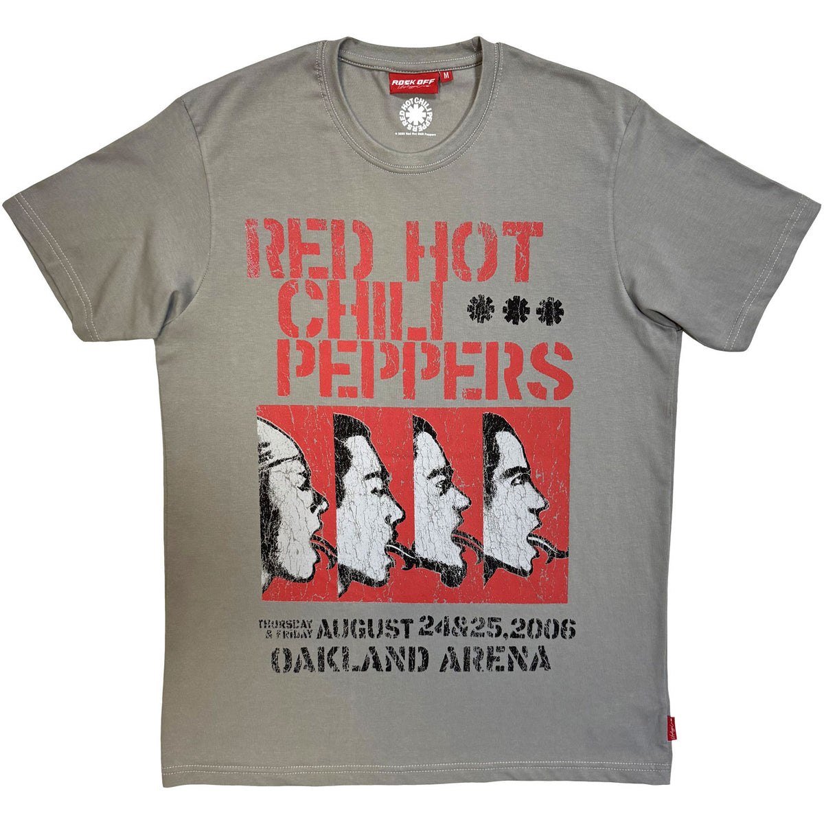 RED HOT CHILI PEPPERS - OAKLAND ARENA - T-Shirt Grey