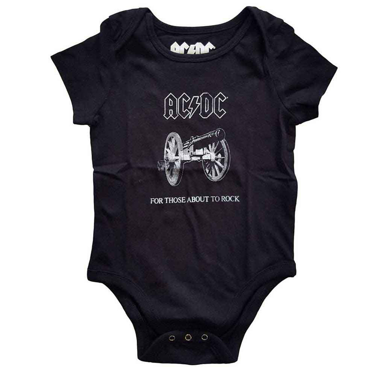 AC/DC - ABOUT TO ROCK - Baby Grow Black
