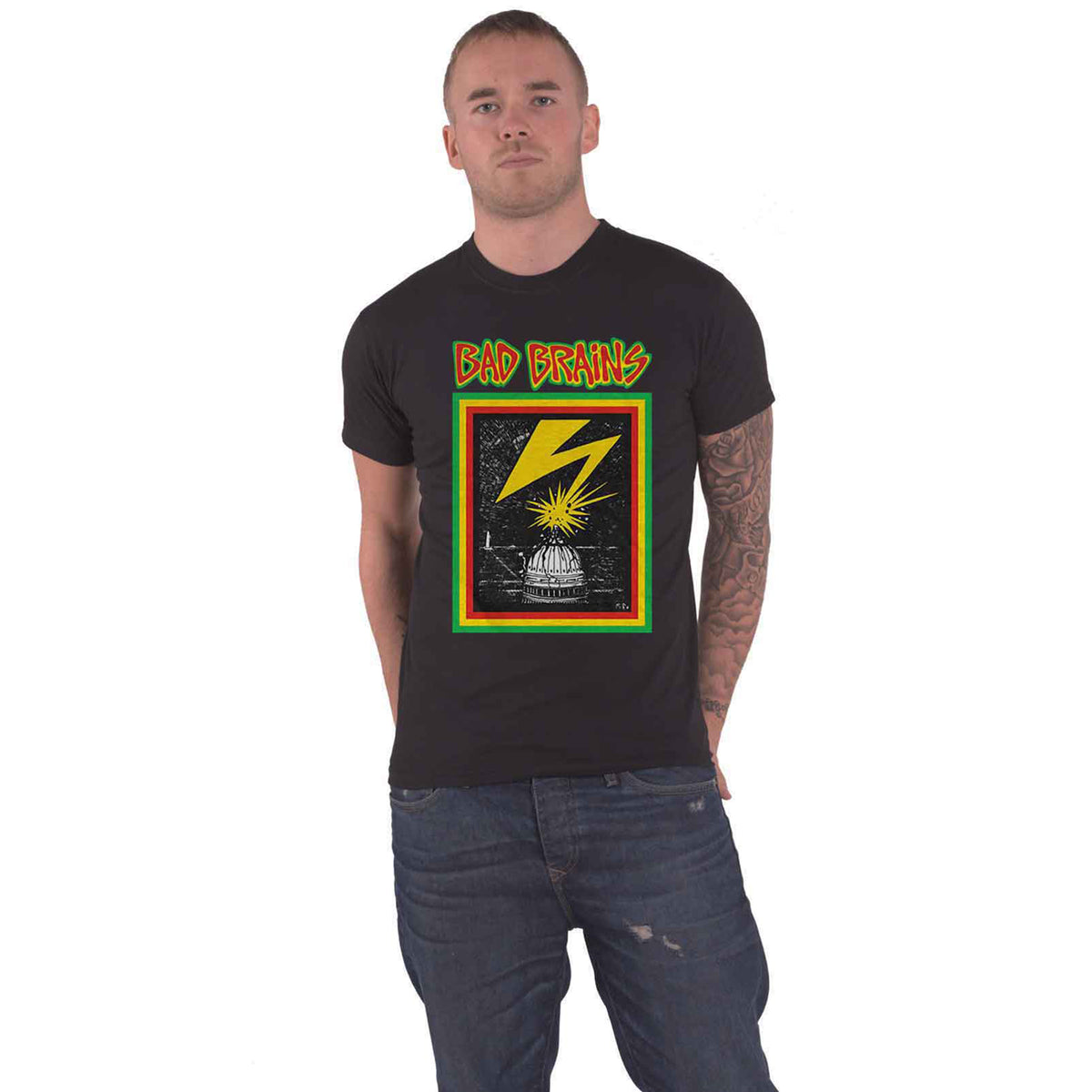 BAD BRAINS - CAPITOL STRIKE - T-Shirt Black