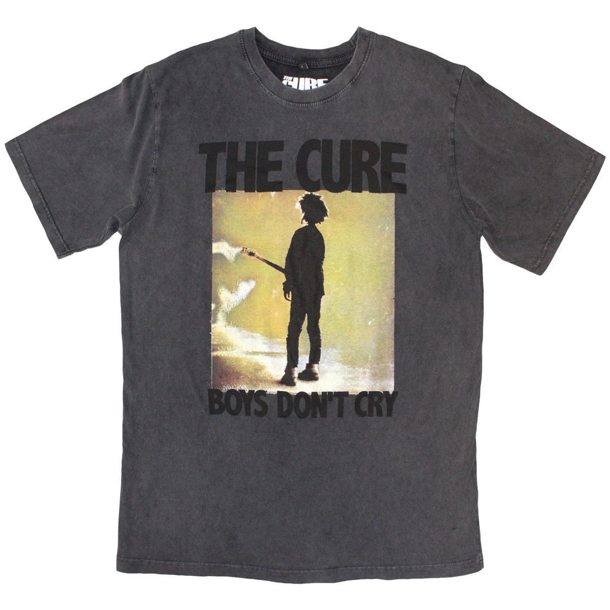 CURE, THE - BOYS DON'T CRY BOX - Stone Wash T-Shirt Grey