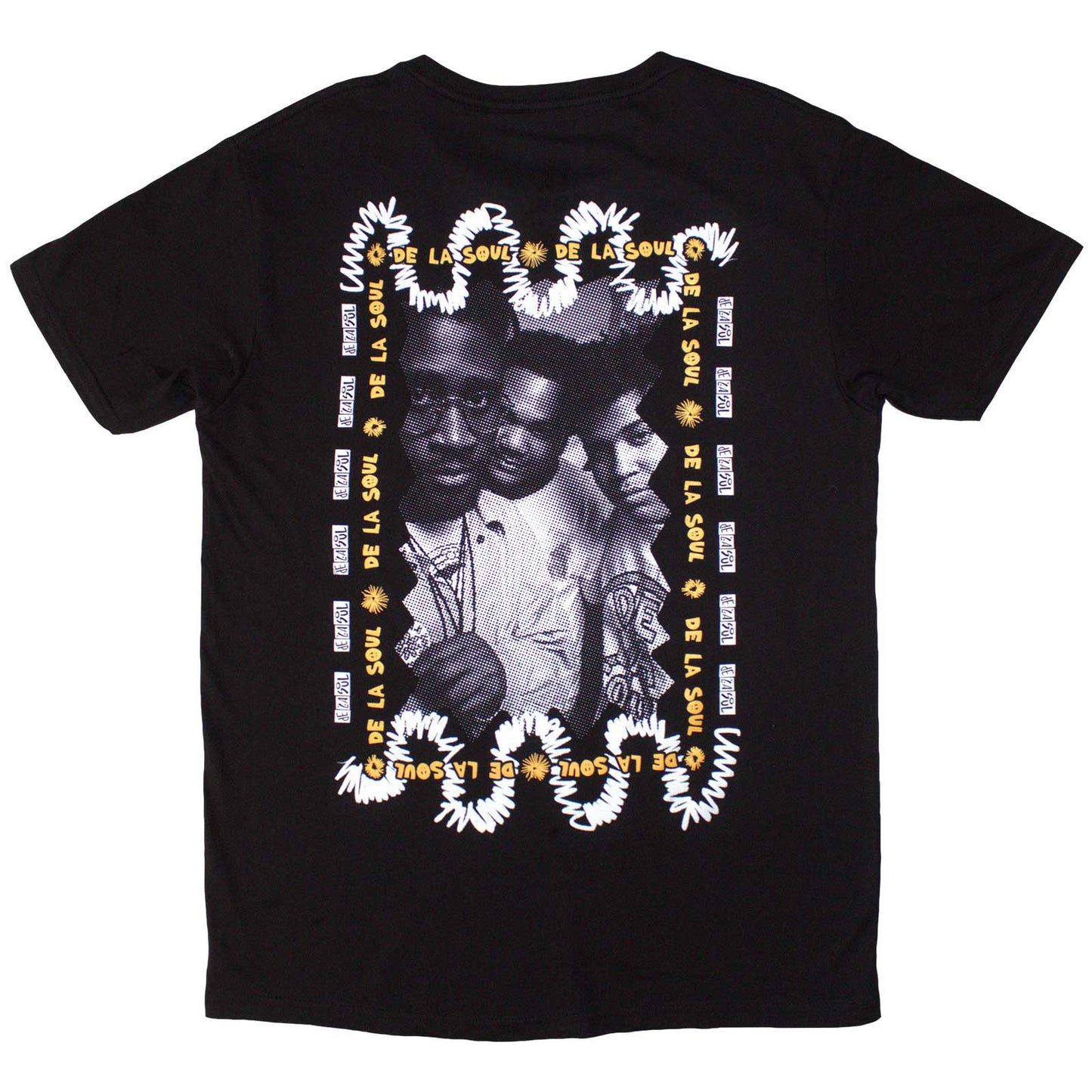 DE LA SOUL - MONO GROUP - T-Shirt Black (Back Print)