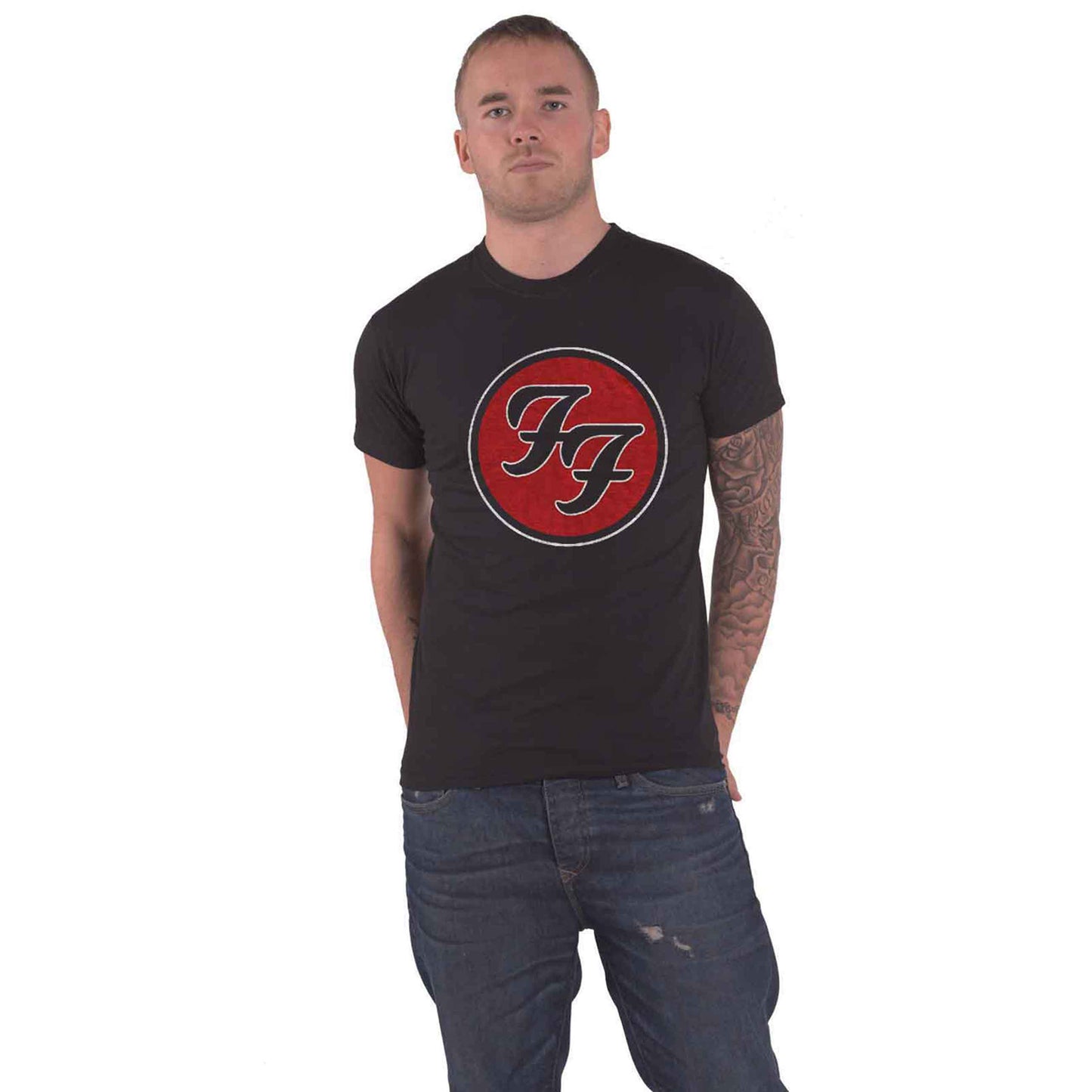FOO FIGHTERS - FF LOGO - T-Shirt Black