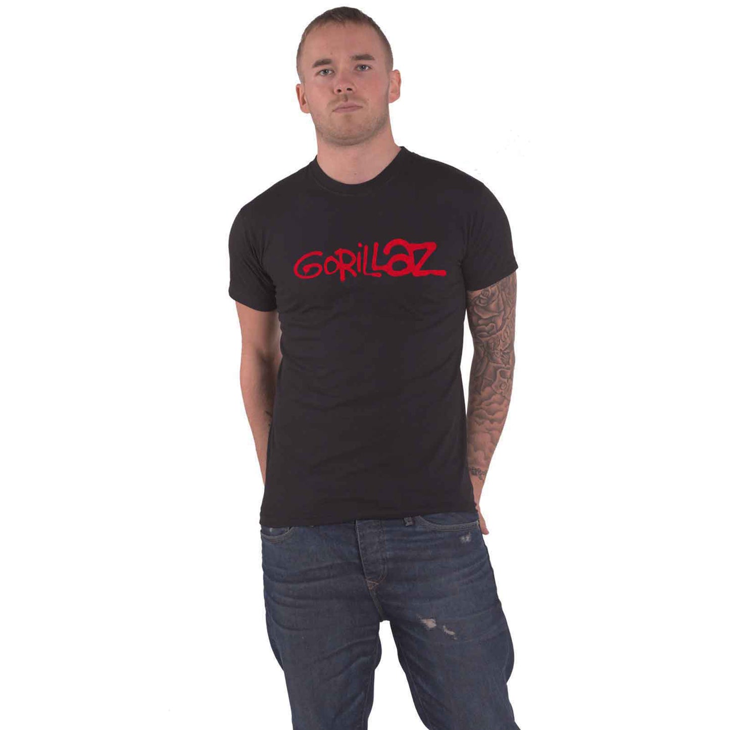 GORILLAZ - LOGO - T-Shirt Black