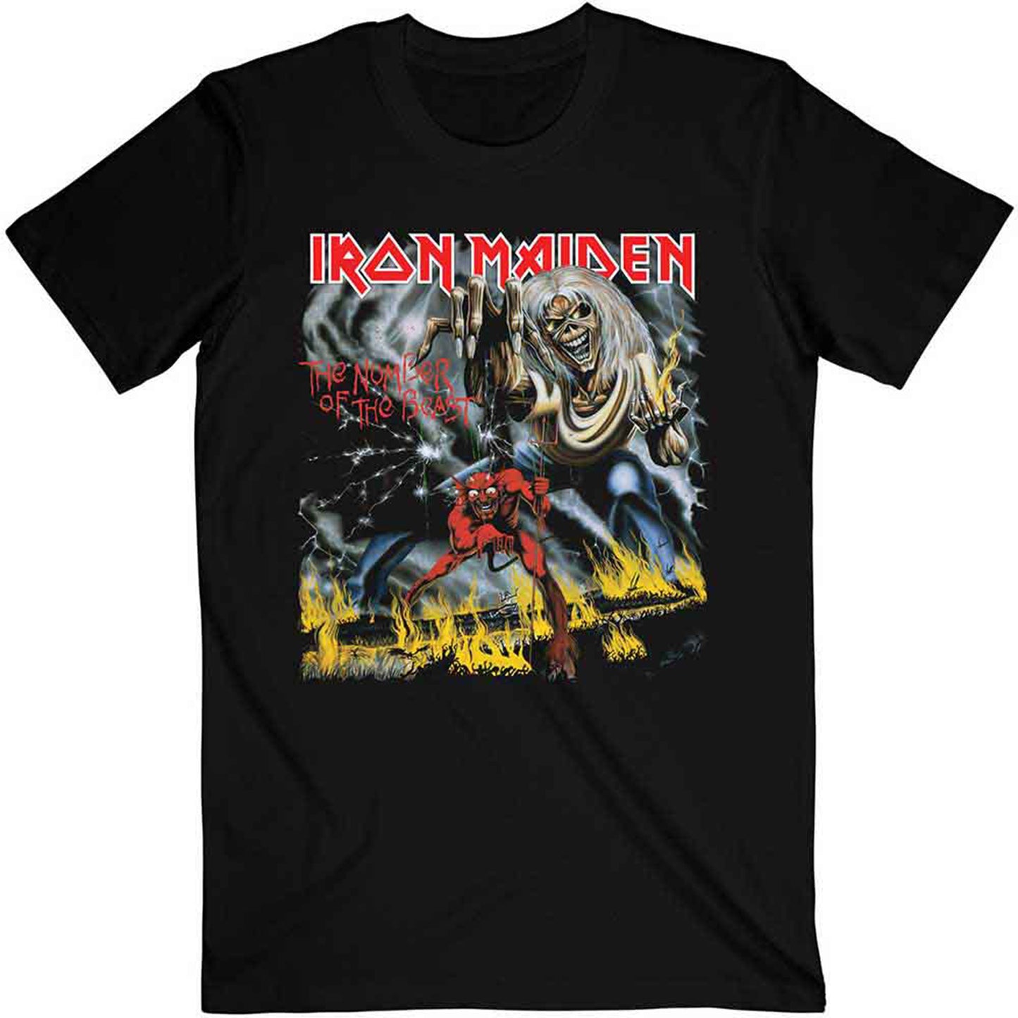 IRON MAIDEN - NUMBER OF THE BEAST - T-Shirt Schwarz