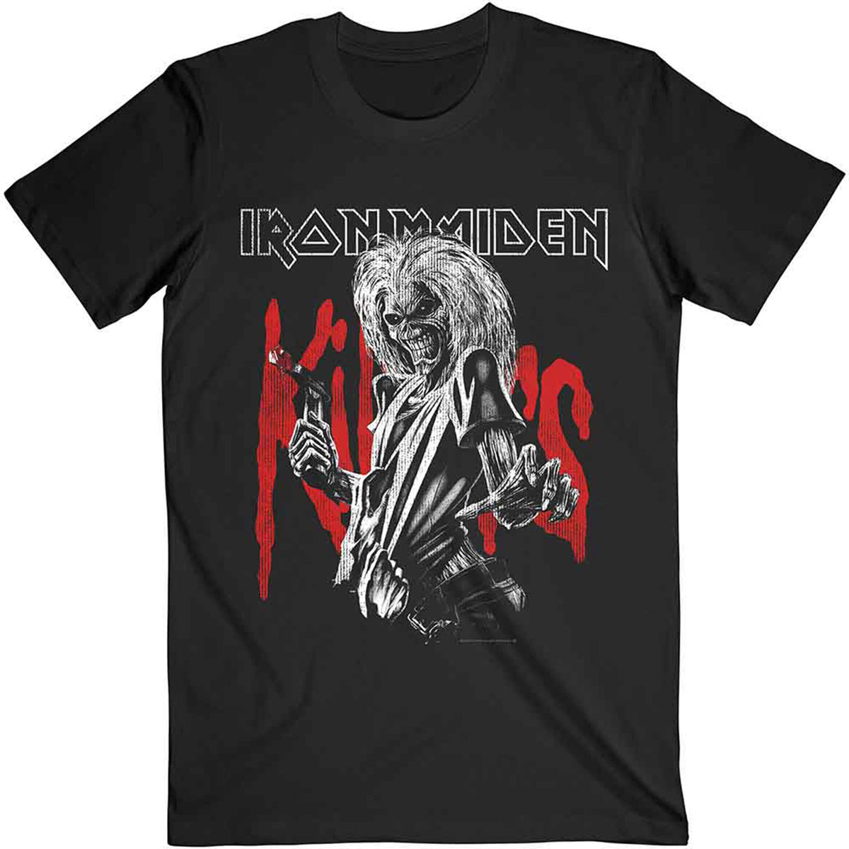 IRON MAIDEN - KILLERS EDDIE LARGE GRAPHIC DISTRESS - T-Shirt Black