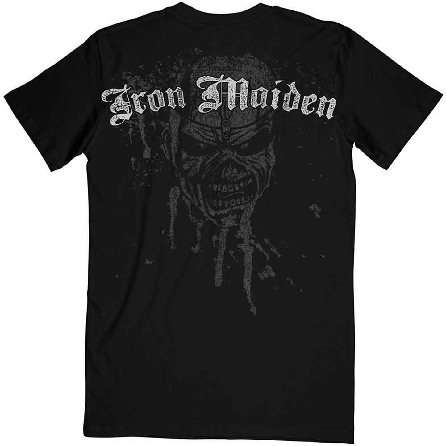 IRON MAIDEN - SKETCHED TROOPER - T-Shirt Schwarz (Rückseitendruck)