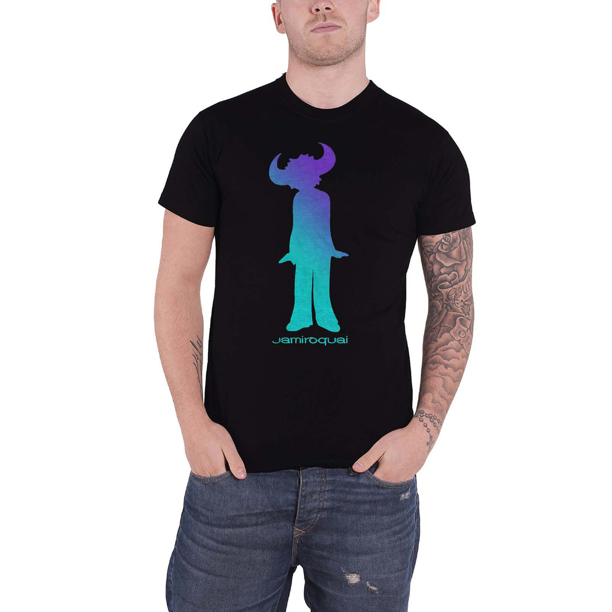 JAMIROQUAI - BUFFALO GRADIENT - T-Shirt Black