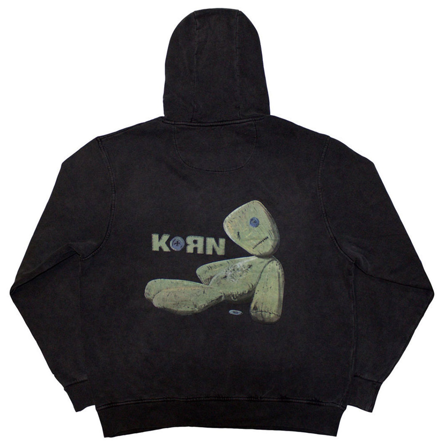 KORN - DOLL ISSUES - Stone Wash Pullover Hoodie Grey (Back Print)