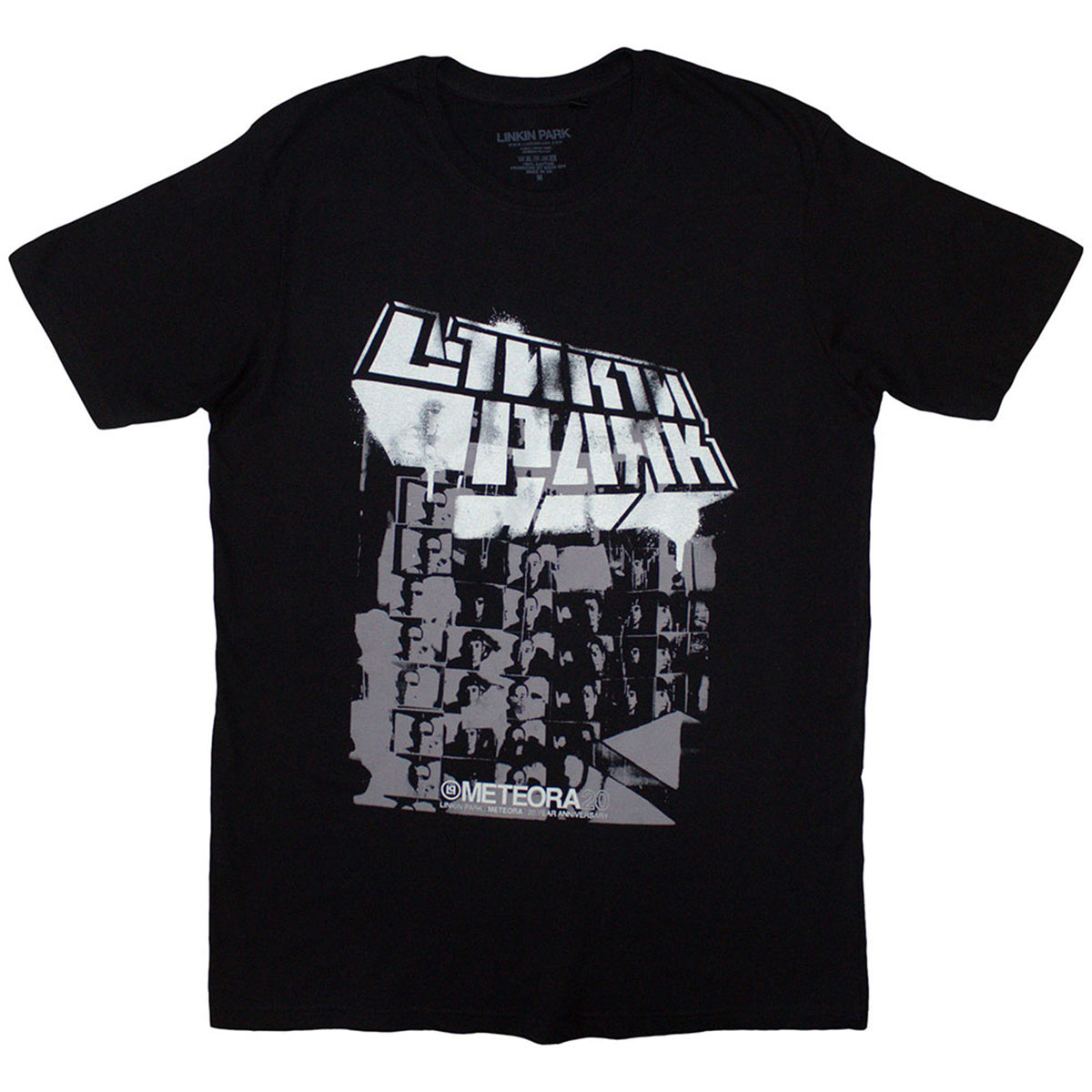 LINKIN PARK - SPRAY COLLAGE - T-Shirt Black