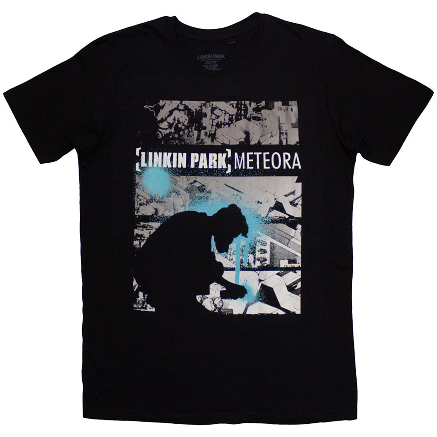 LINKIN PARK - METEORA DRIP COLLAGE - T-Shirt Black