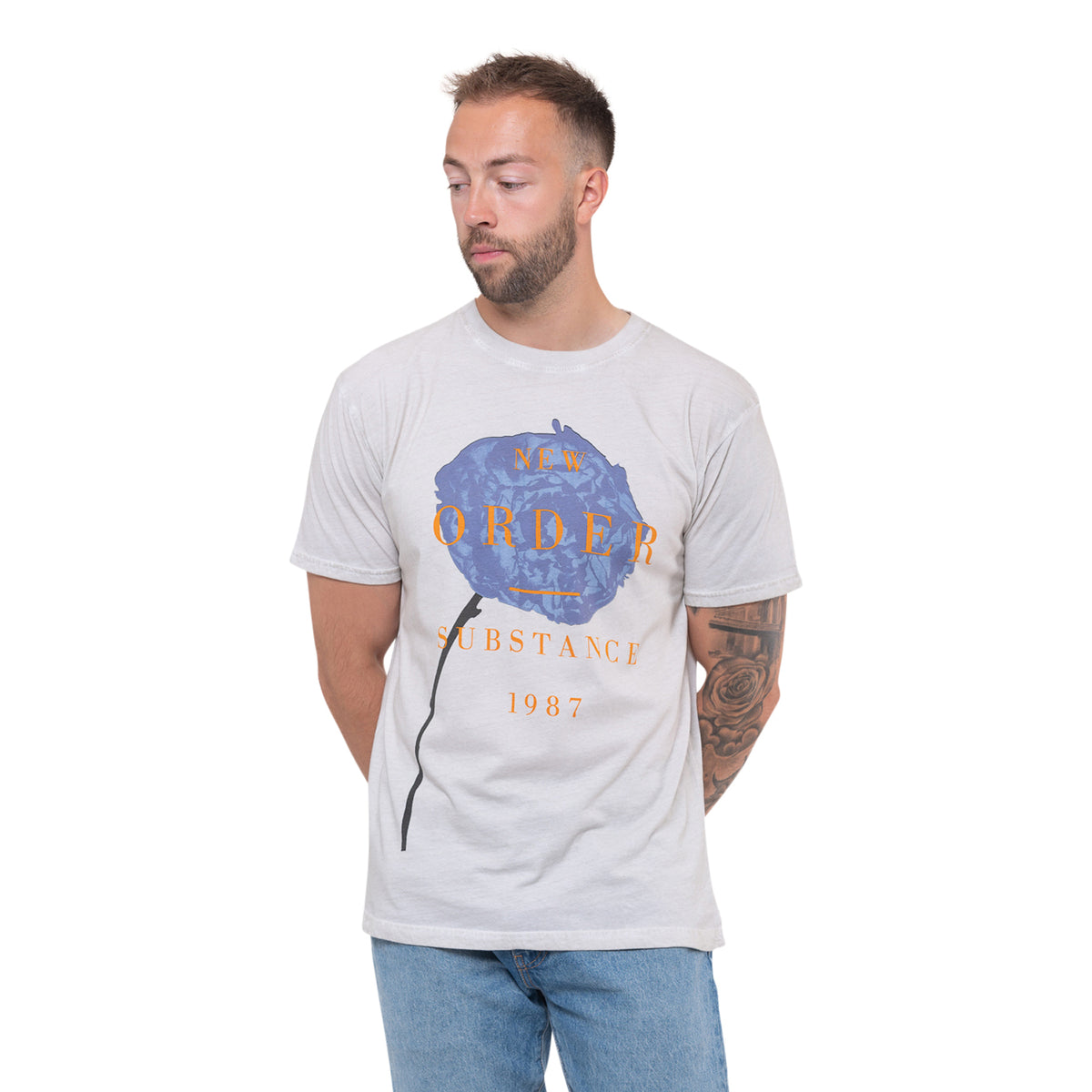 NEW ORDER - SPRING SUBSTANCE - T-Shirt Neutral (Wash Collection)