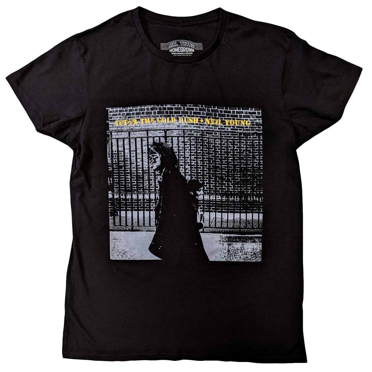 NEIL YOUNG - AFTER THE GOLD RUSH - T-Shirt Black (Embellished)