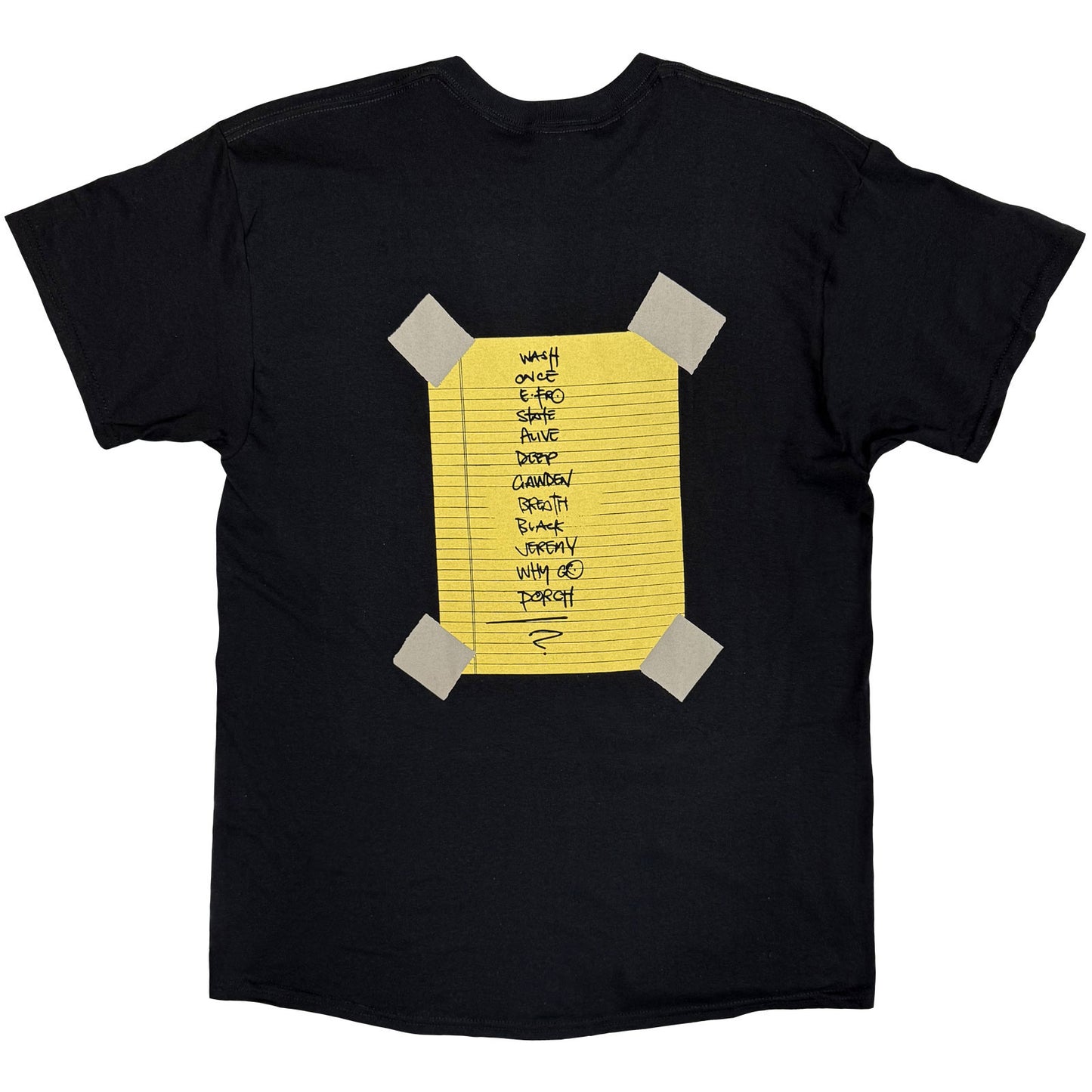 PEARL JAM - STICKMAN - T-Shirt Black (Back Print)