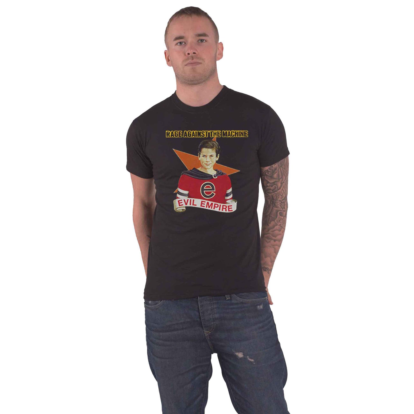 RAGE AGAINST THE MACHINE - FEAR IS OUR ONLY GOD - T-Shirt Black (Back Print)