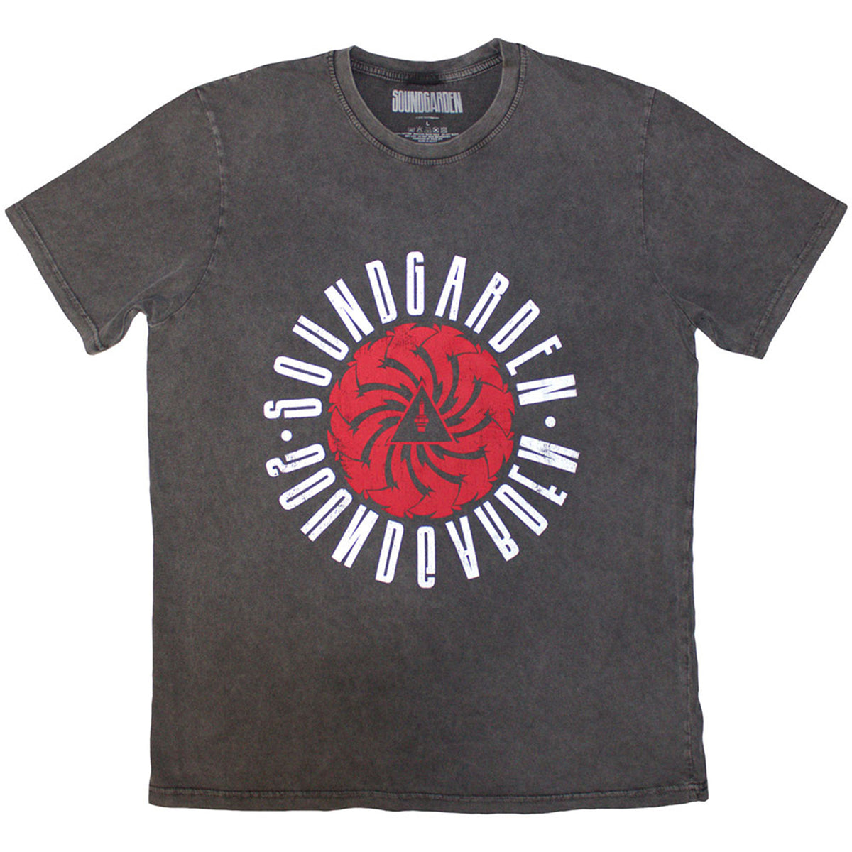 SOUNDGARDEN - CIRCLE LOGO - Stone Wash T-Shirt Grey