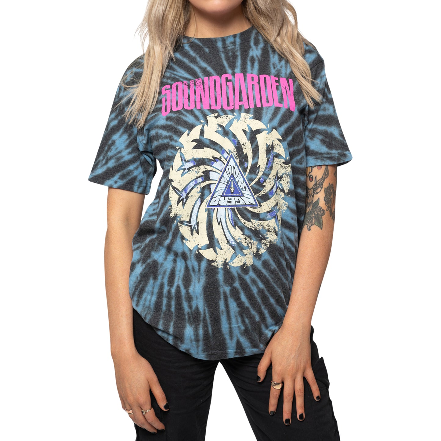 SOUNDGARDEN - BADMOTORFINGER - T-Shirt Blue (Wash Collection)