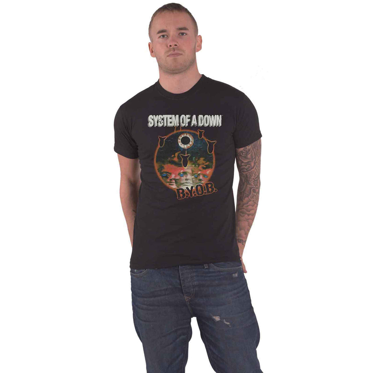 SYSTEM OF A DOWN - BYOB CLASSIC - T-Shirt Black