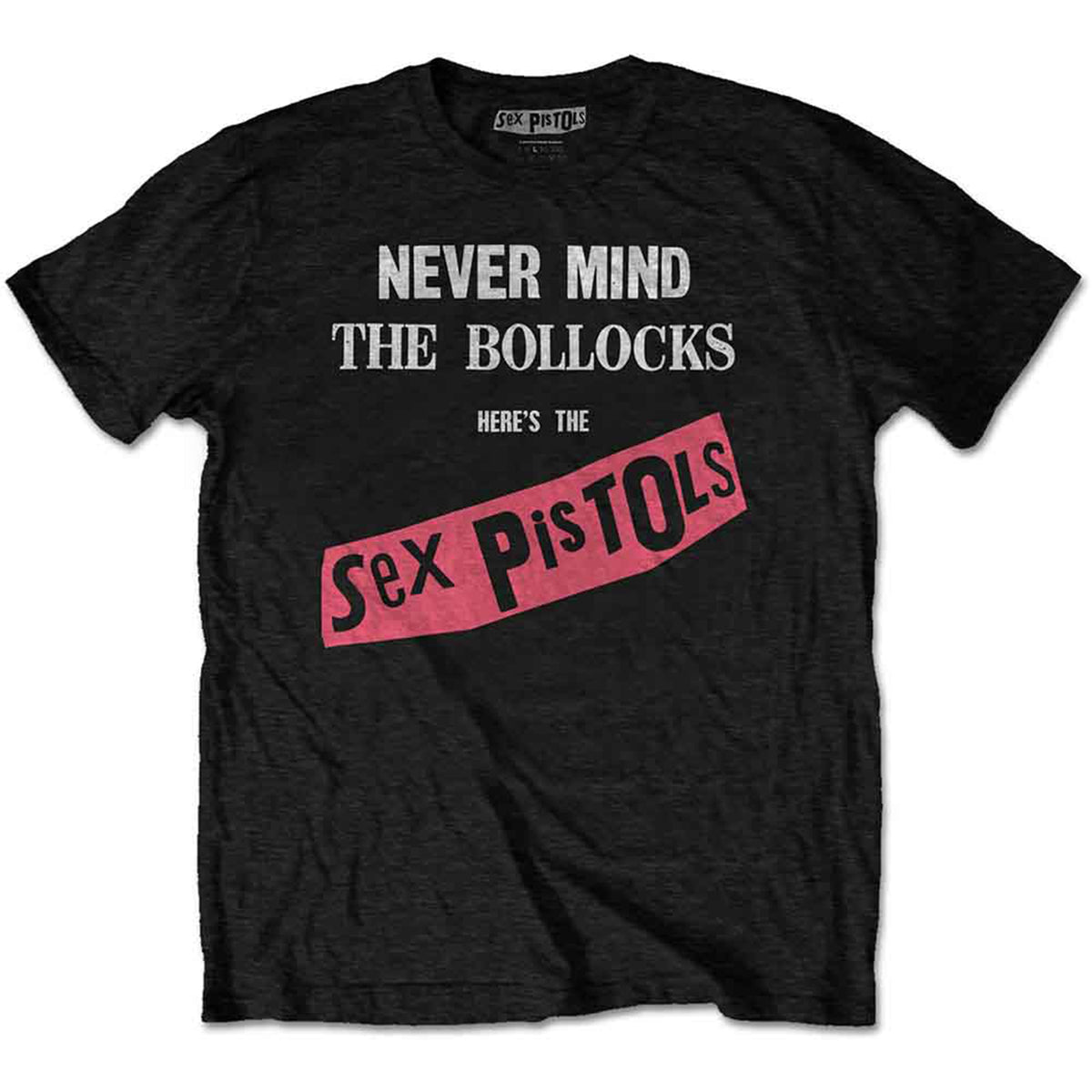 SEX PISTOLS, THE - NEVER MIND THE BOLLOCKS ORIGINAL ALBUM - T-Shirt Black