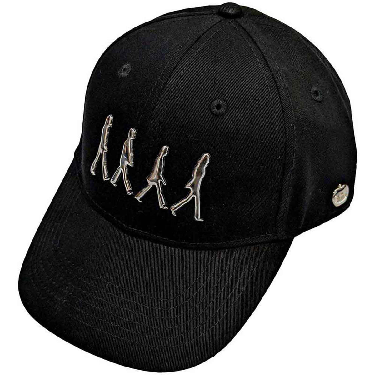 THE BEATLES - ABBEY ROAD SILVER SIDE APPLE - Baseball Cap Black (Badge)