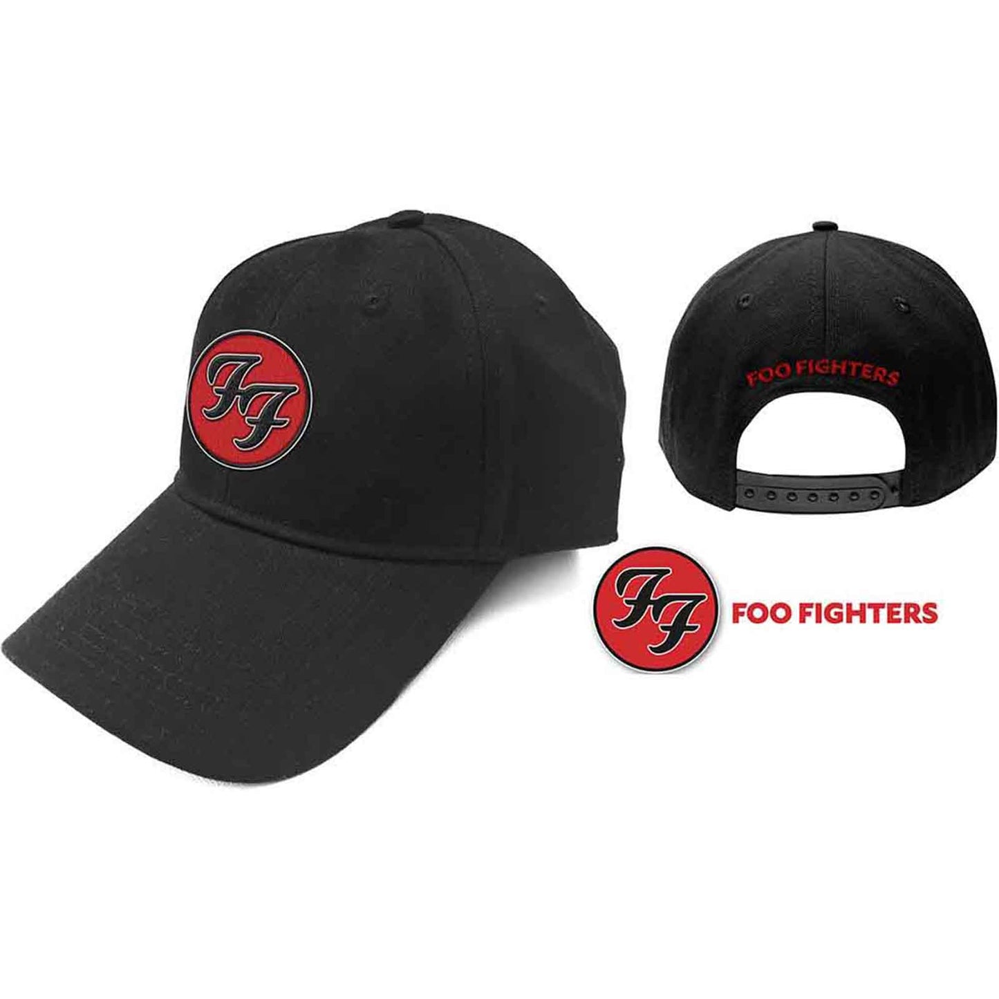 FOO FIGHTERS - FF LOGO - Baseball Cap Black
