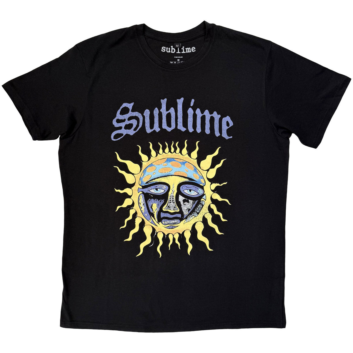 SUBLIME - SUN LOGO - Carbon T-Shirt Black